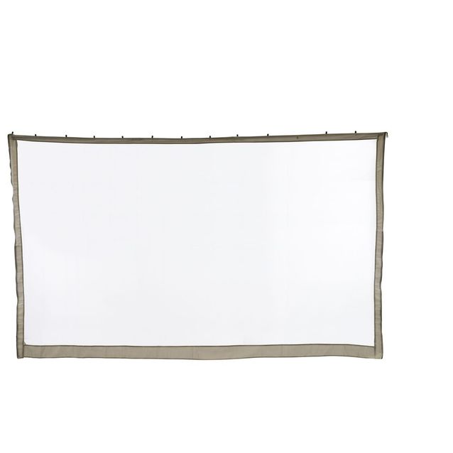 Hyttysverkko Hillerstorp Luxor 3 x 4 m paviljongille vaaleanharmaa/musta 4kpl