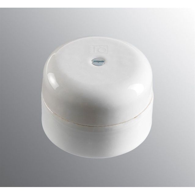 Jakorasia Ifö Electric pyöreä Ø 50 mm pinta-asennus posliini eri värejä