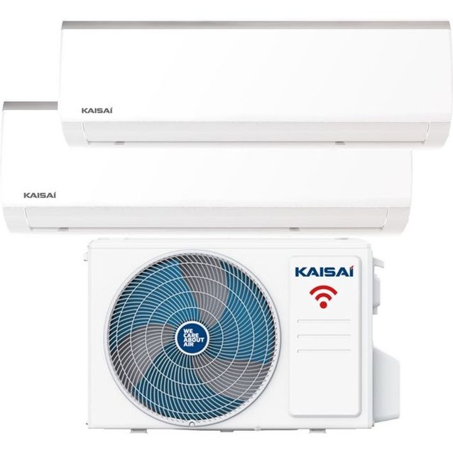 Ilmalämpöpumppu jäähdytyskäyttöön Kaisai Multisplit 2xFly