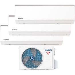 Ilmalämpöpumppu jäähdytyskäyttöön Kaisai Multisplit 3xFly