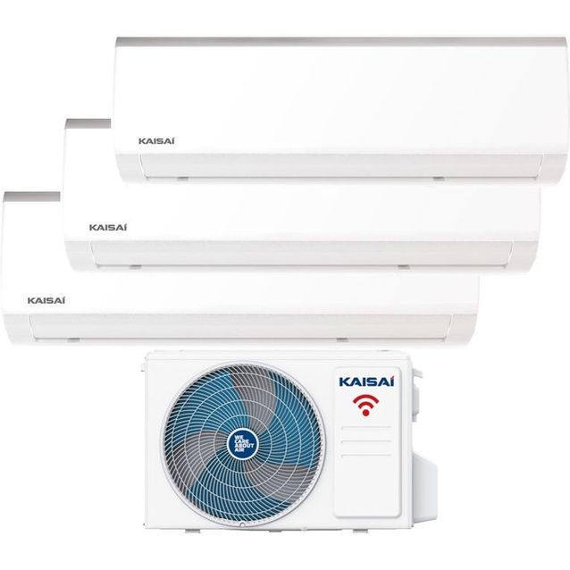 Ilmalämpöpumppu jäähdytyskäyttöön Kaisai Multisplit 3xFly