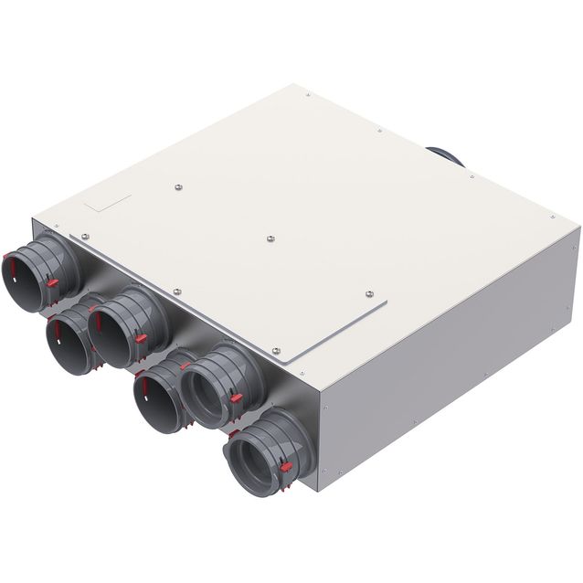 Ilmanjakolaatikko 6 lähtöä/ 125 mm 160 Vallox Blue Sky