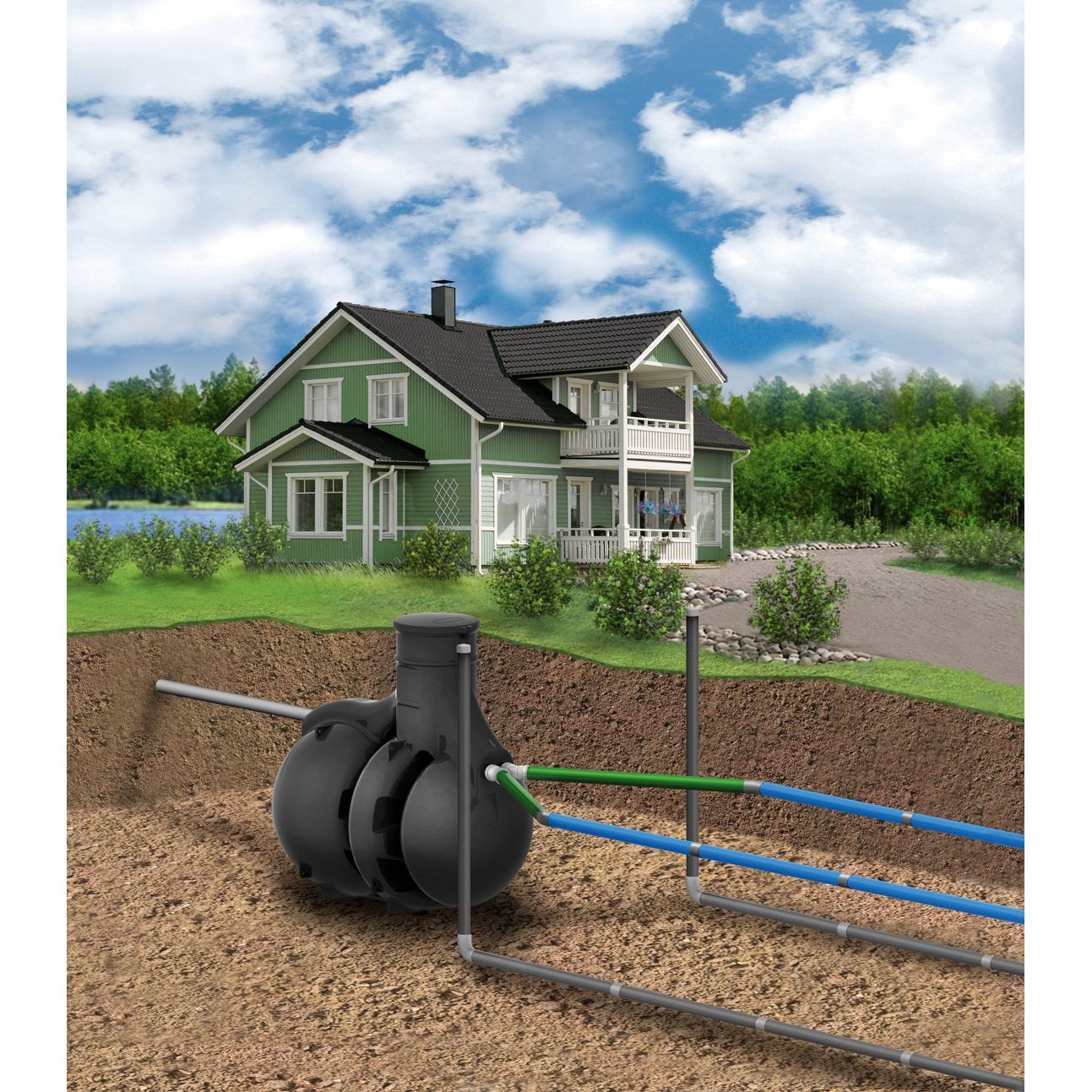 Sako 2000 Vision -imeytysjärjestelmä Wavin-Labko