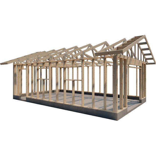 Autotallin runkopaketti Timburg eri kokoja