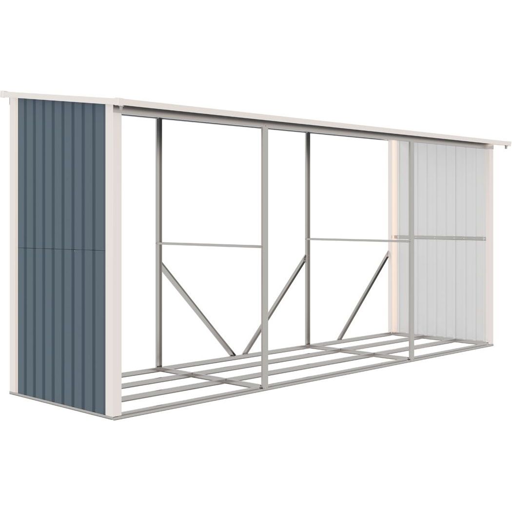 Polttopuukatos Fornorth, 422x119x190cm, 5.02m²