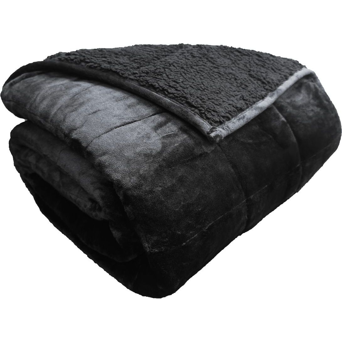 Painopeitto Polar Night Sherpa Black, 135x200cm, 11kg