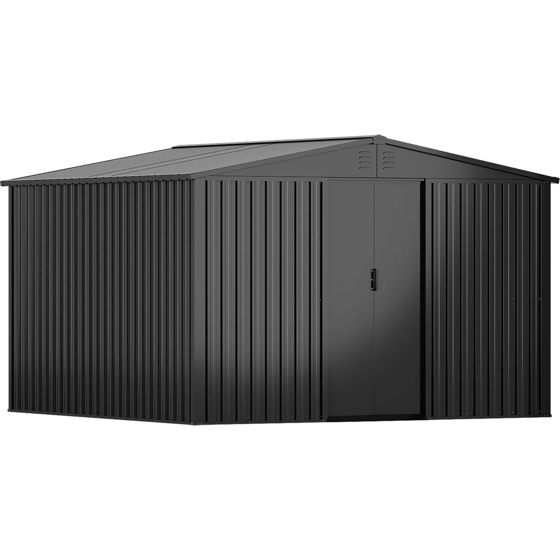 Pihavarasto Fornorth 9m², musta