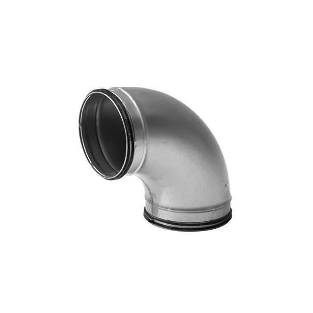 Ilmanvaihtokanavan käyrä 90° / 125 mm BU 90