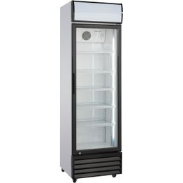 Jääkaappi lasiovella Scandomestic SD417E 58 cm musta