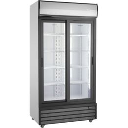 Jääkaappi Scandomestic SD1002SLE lasiovella 113cm musta