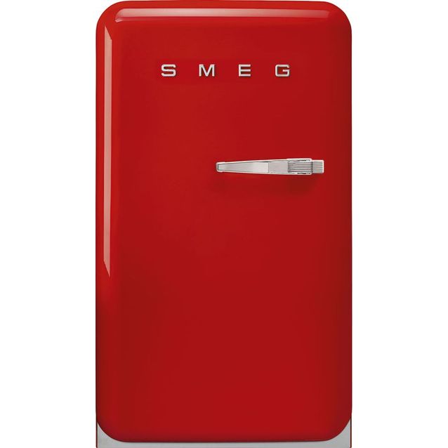 Jääkaappi Smeg Retro FAB10LRD2 114l punainen vasen