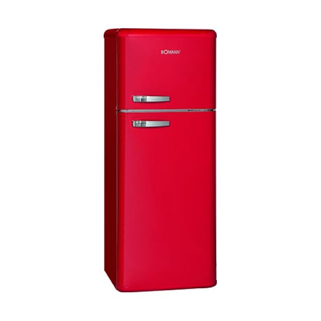 Jääkaappipakastin Bomann dtr353r 157+51l punainen
