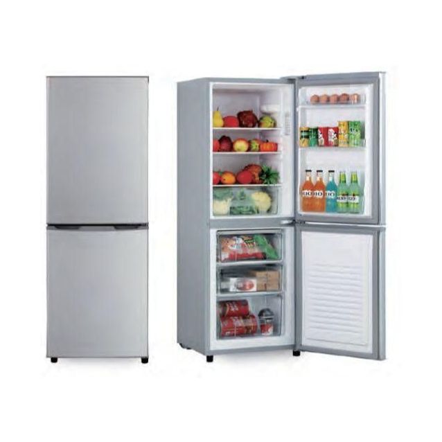 Jääkaappipakastin Schlosser RFD162BS, 99/54 l, 150x48 cm, harmaa