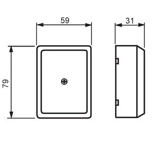 Putkilankarasia IP20 AP 12 mittakuva