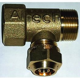 Jakotukki PEX-liittimin 1-osainen