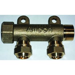 Jakotukki PEX-liittimin 2-osainen