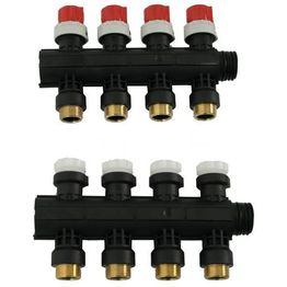 Jakotukki Vario PLUS 6-lähtöinen Eurocone-puserrusliittimin