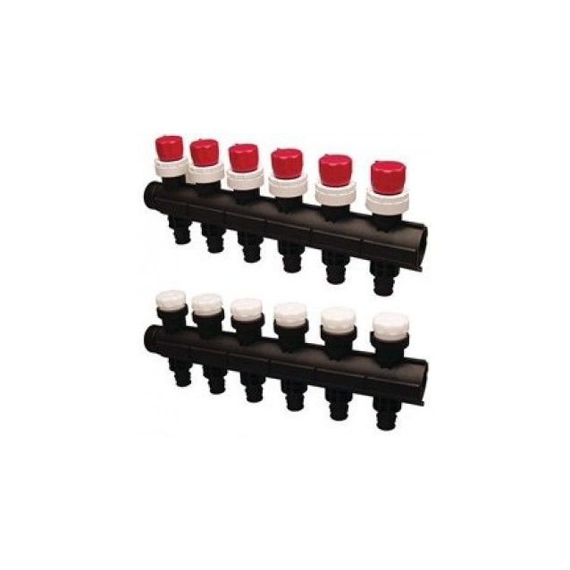Jakotukki Uponor Vario Plus 17x2,0 mm 6-lähtöinen