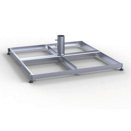 Jalka 4x4 m aurinkovarjolle MAY Schattello galvanoitu