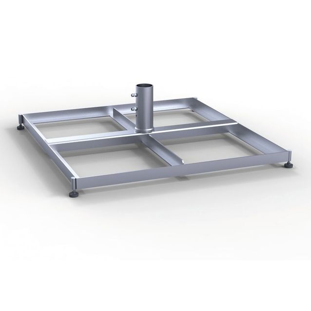 Jalka 4x4 m aurinkovarjolle MAY Schattello galvanoitu