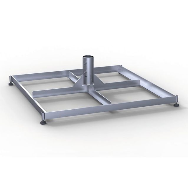 Jalka 5x5 m aurinkovarjolle MAY Schattello galvanoitu