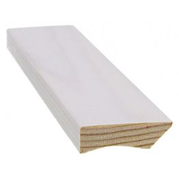 Jalkalista Cent 12x42x3300 mm mänty valkolakattu