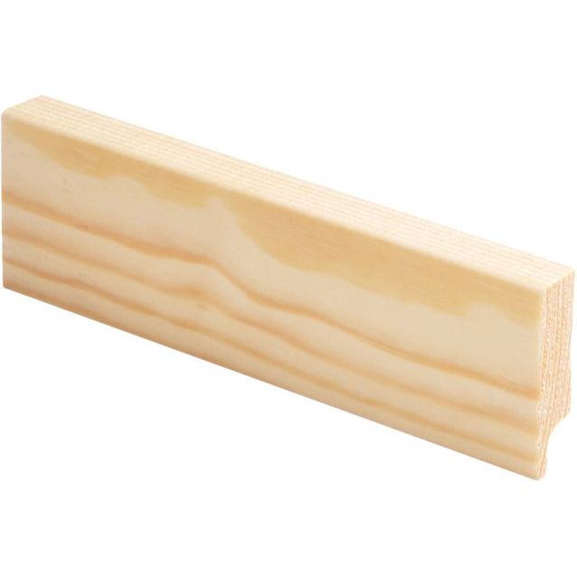 Jalkalista Maler Aava, 12x42x2700mm, mänty, puuvalmis