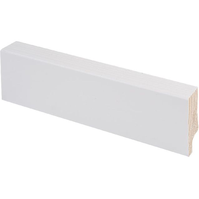 Jalkalista Maler Aava R2 15x42x2700mm mänty valkoinen