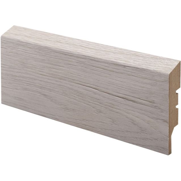 Jalkalista Maler ART Siru, 16x65x2750mm, MDF, aito tunne tuhka