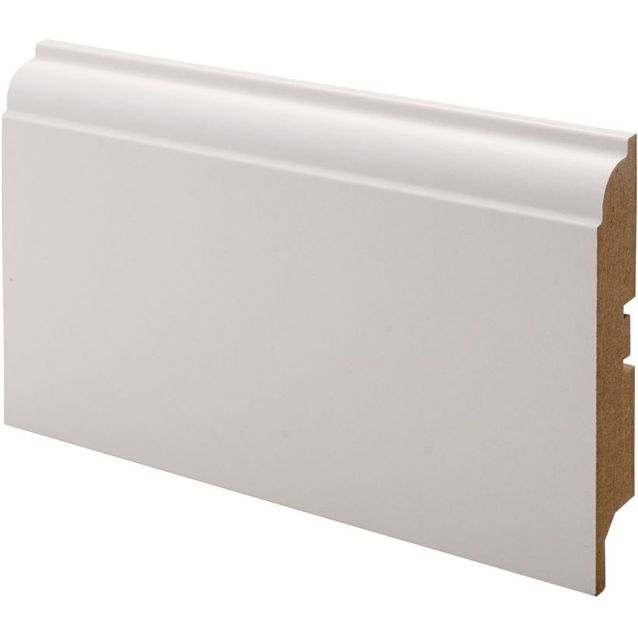 Jalkalista Maler Koski, 16x92x2750mm, MDF, valkoinen