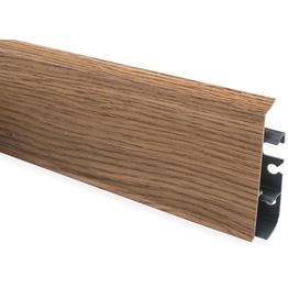 Jalkalista Maler PVC 22x75x2500mm tammi