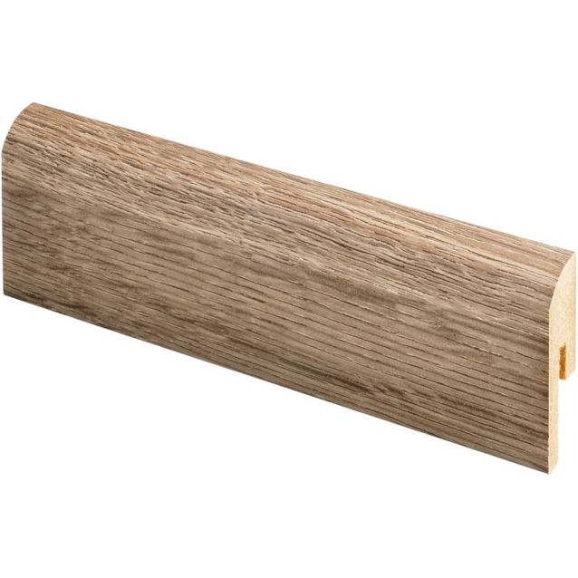 Jalkalista Maler R10 Pyörre, 12x42x2750mm, MDF, afrikan tammi