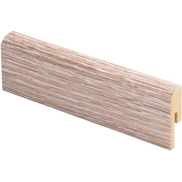 Jalkalista Maler R10 Pyörre, 12x42x2750mm, MDF, crystal tammi