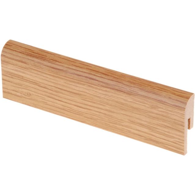 Jalkalista Maler R10 Pyörre, 12x42x2750mm, MDF, tammi