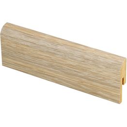 Jalkalista Maler R10 Pyörre 12x42x2750mm MDF vanilla tammi