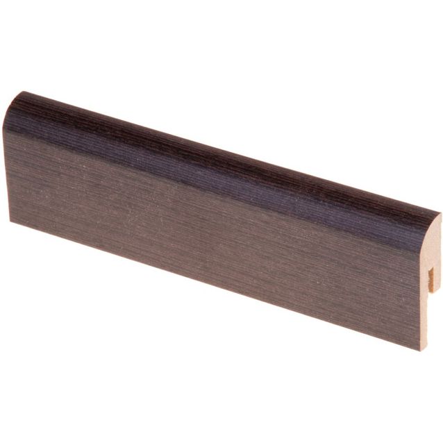 Jalkalista Maler R10 Pyörre, 12x42x2750mm, MDF, wenge