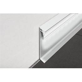 Jalkalista Progress Profiles Proskirting Giled 2m 80mm anodisoitu hopea