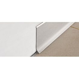 Jalkalista Progress Profiles Skirting 2m 60mm harjattu teräs