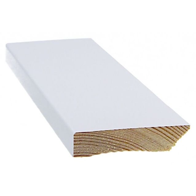 Jalkalista Cent 12x58x3300 mm mänty valkoinen