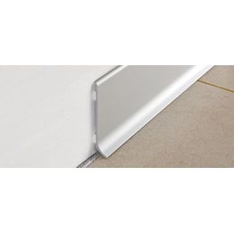 Jalkalistan liitospala Progress Profiles Skirting 2,7m 60mm 5 kpl adonisoitu hopea