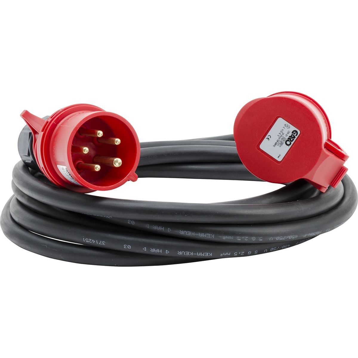 Jatkojohto Gelia 3-vaihe 16A 5m