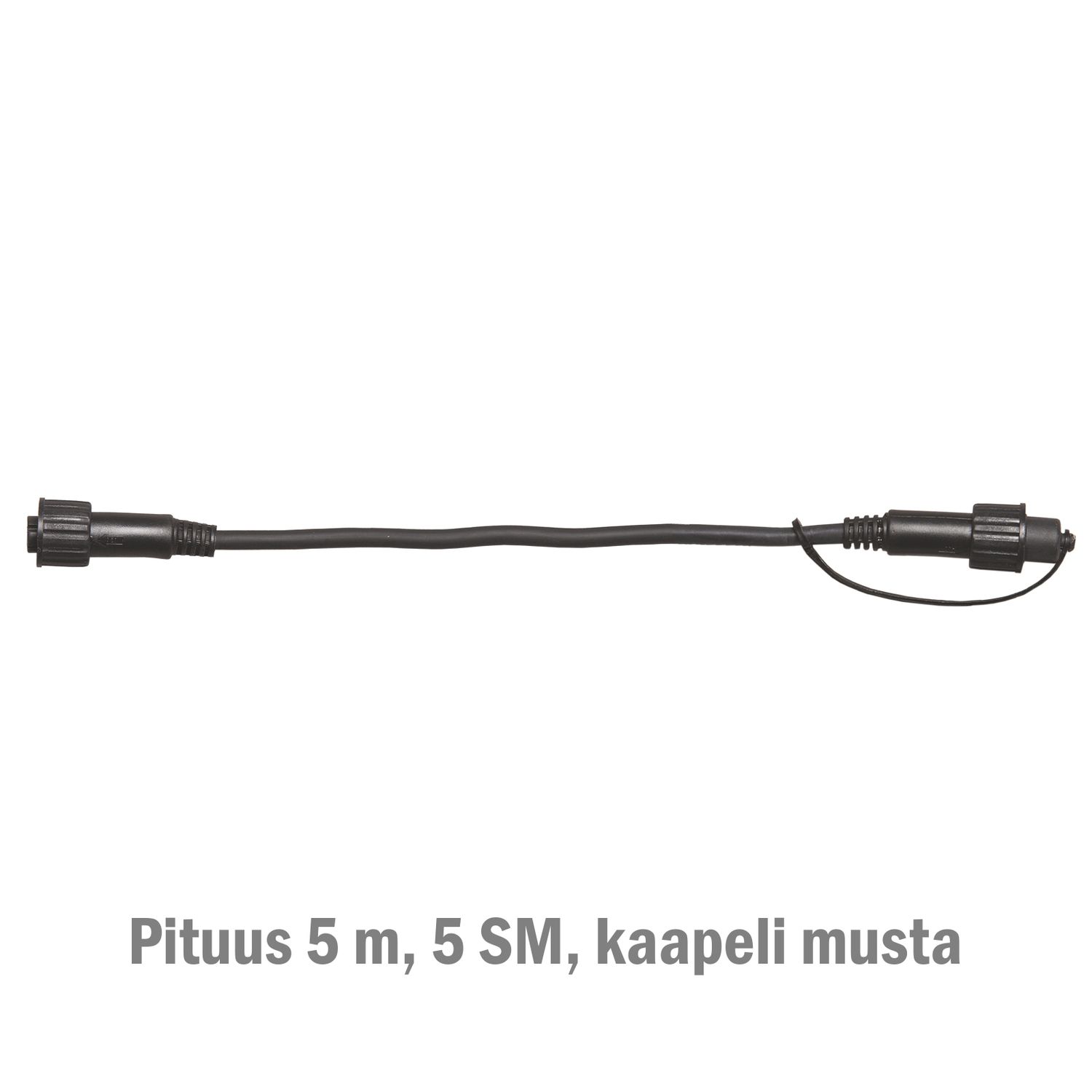 Jatkokaapeli System LED Extra musta 5 m