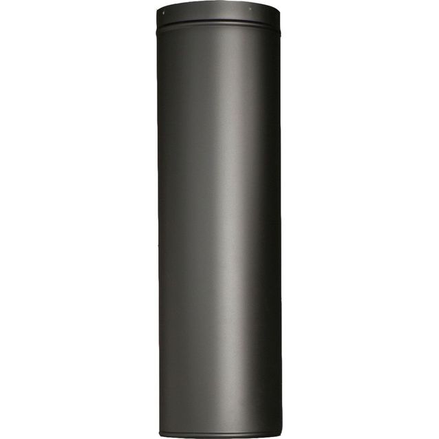Jatkopiippu 1m musta
