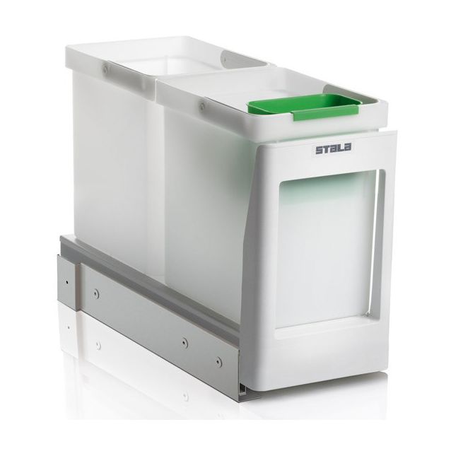 Jätevaunu Stala EKO2-1 2x10 L + ongelmajäteastia