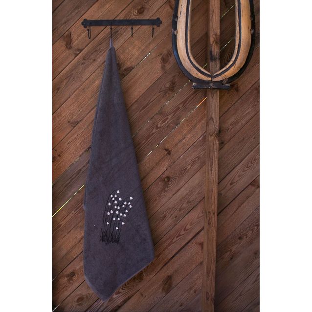 Jättipyyhe Pikkupuoti Suovilla 100x150 cm harmaa