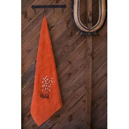 Jättipyyhe Pikkupuoti Suovilla 100x150 cm oranssi