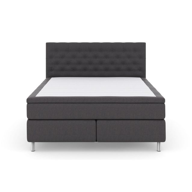 Jenkkisänky Choice No 4, 160x200cm, kova, tummanharmaa (64762)