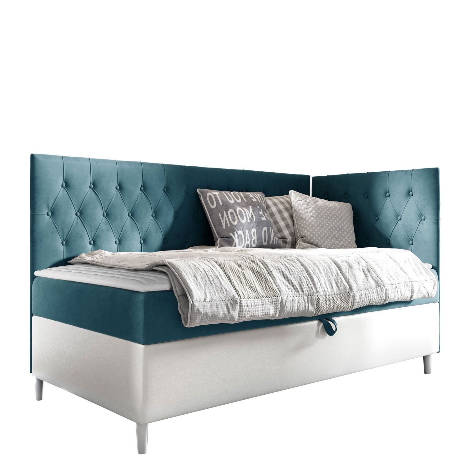 Jenkkisänky 80x200 JUNIOR FILIP 3, turkoosi (2421)