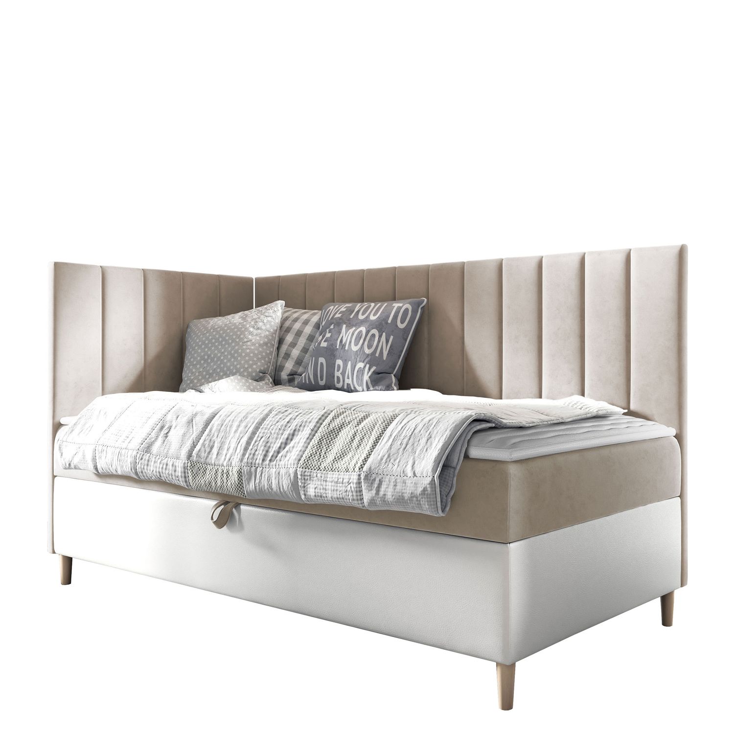 Jenkkisänky 80x200 JUNIOR MAJA 3, ruskea (2333)