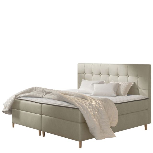 Jenkkisänky AVANTI 120x200 + sijauspatja, beige (3414)